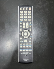 Toshiba CT-90302 Wireless TV DVD VCR Remote Control Black/White