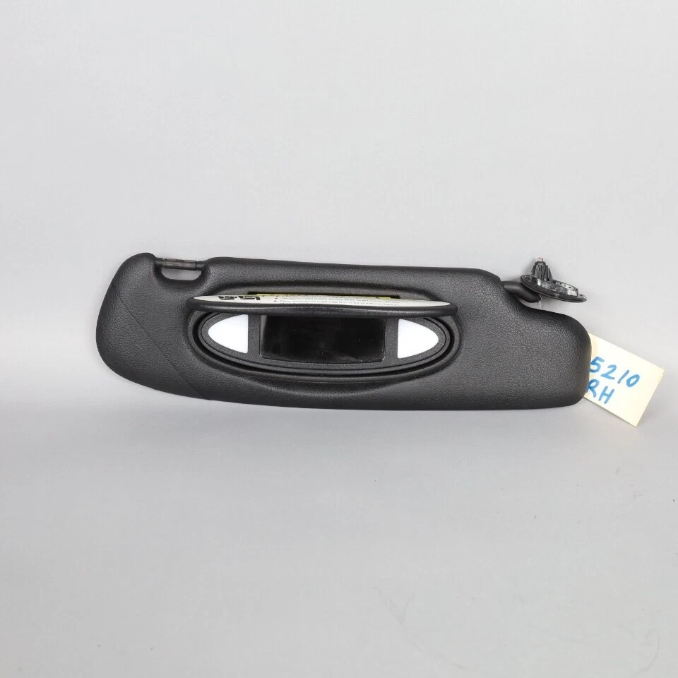 Viseira solar direita 2006-2012 Porsche Cayman 987 preta 98773146200 usada pelo fabricante de equipamento original - Imagem 2 de 4