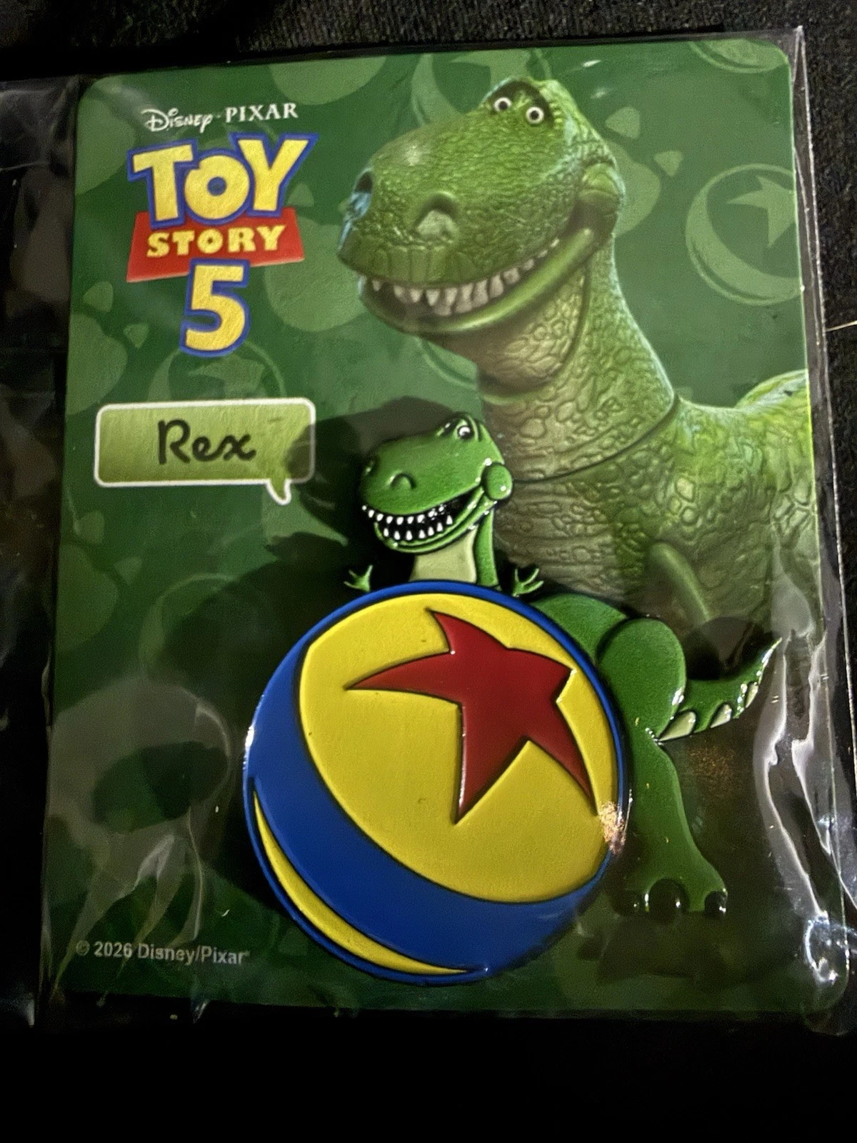New ListingToy Story 5 Enamel Pin Rex Ball 1.5” Rare New In Bag 2026