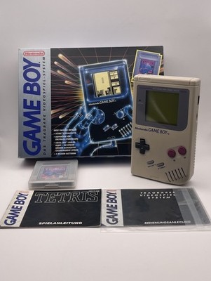 Nintendo Gameboy Classic OVP mit Tetris - Retro Handheld-Spielkonsole Grau - TOP