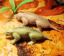 Marx 1955/60s-1971 Sphenacodon Reptile Dinosaur 2 with Tail Flaws