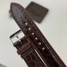 18mm Brown Sea Snake Leather Watch Band Real Snake Watch Strap for Men Classic