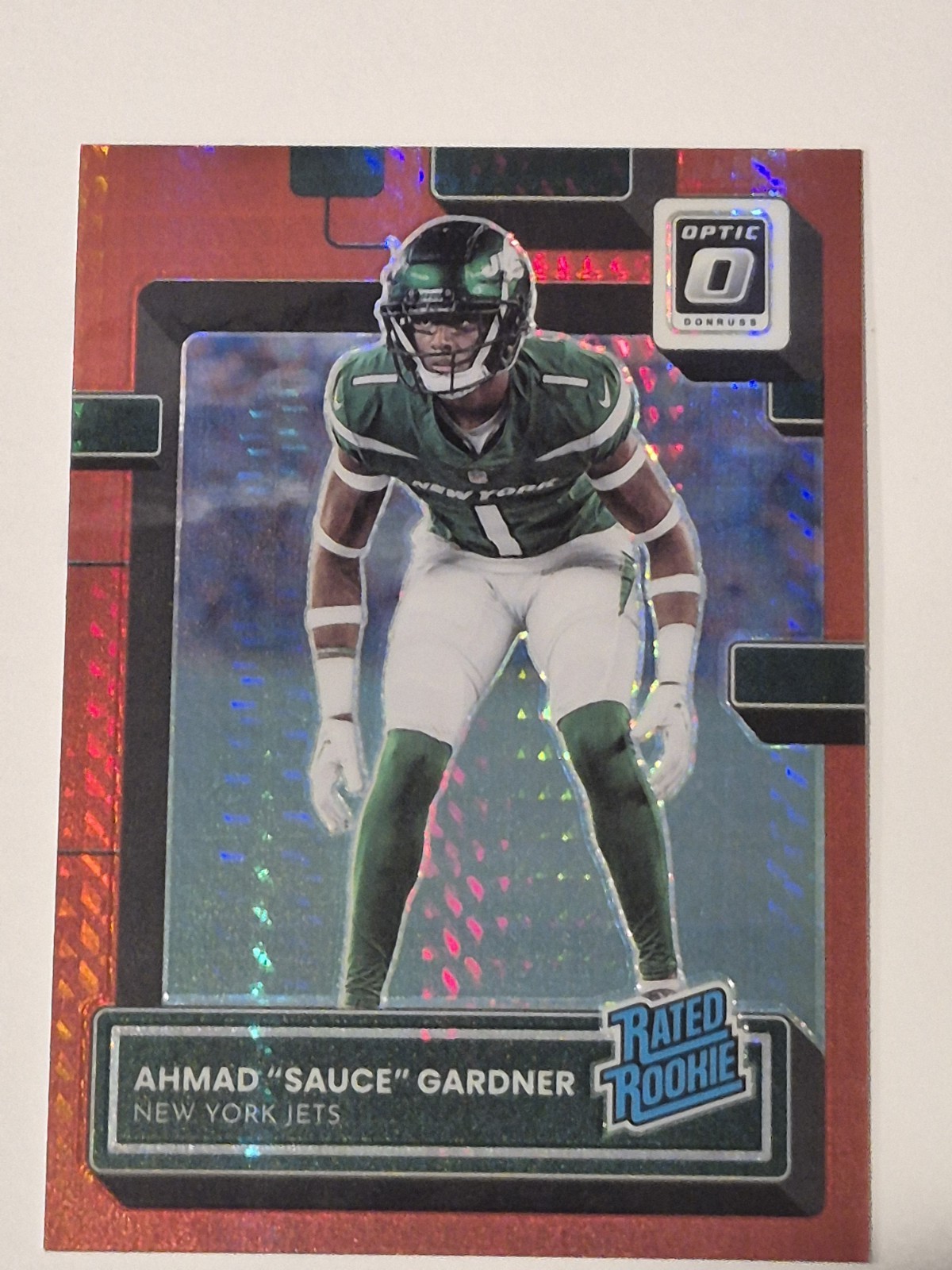 2022 Panini Donruss Optic Sauce Gardner Red Hyper Rated Rookie #228