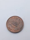 1945 George VI Farthing — photo from another recent sale