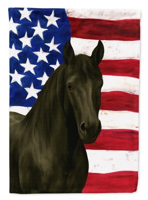 Tennessee Walking Horse Black American Flag