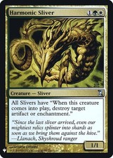 Mint/Near-Mint, English - 4 x MTG Harmonic Sliver - Foil Mystery Booster/The lis