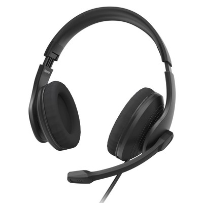Hama Headset with Microphone (Wired Headphones USB A Port, Aux, Stereo Headphone
