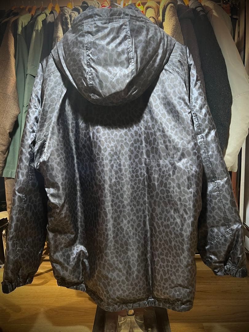 Needles Leopard Print Down Jacket M Feather & Dow… - image 3