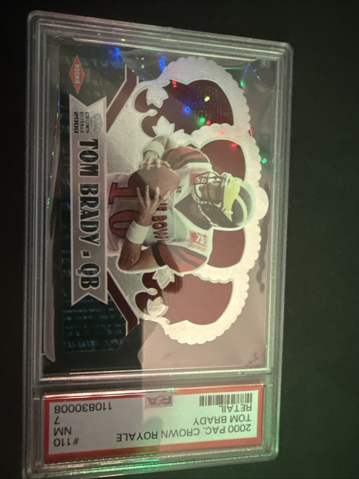 2000 Pacific Crown Royale - Rookie Tom Brady #110 Retail (RC)