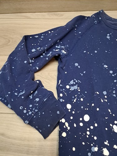 Polo Ralph Lauren Pullover Sweatshirt Navy Blue Paint Splatter XL /TG (18-20) - Picture 13 of 22