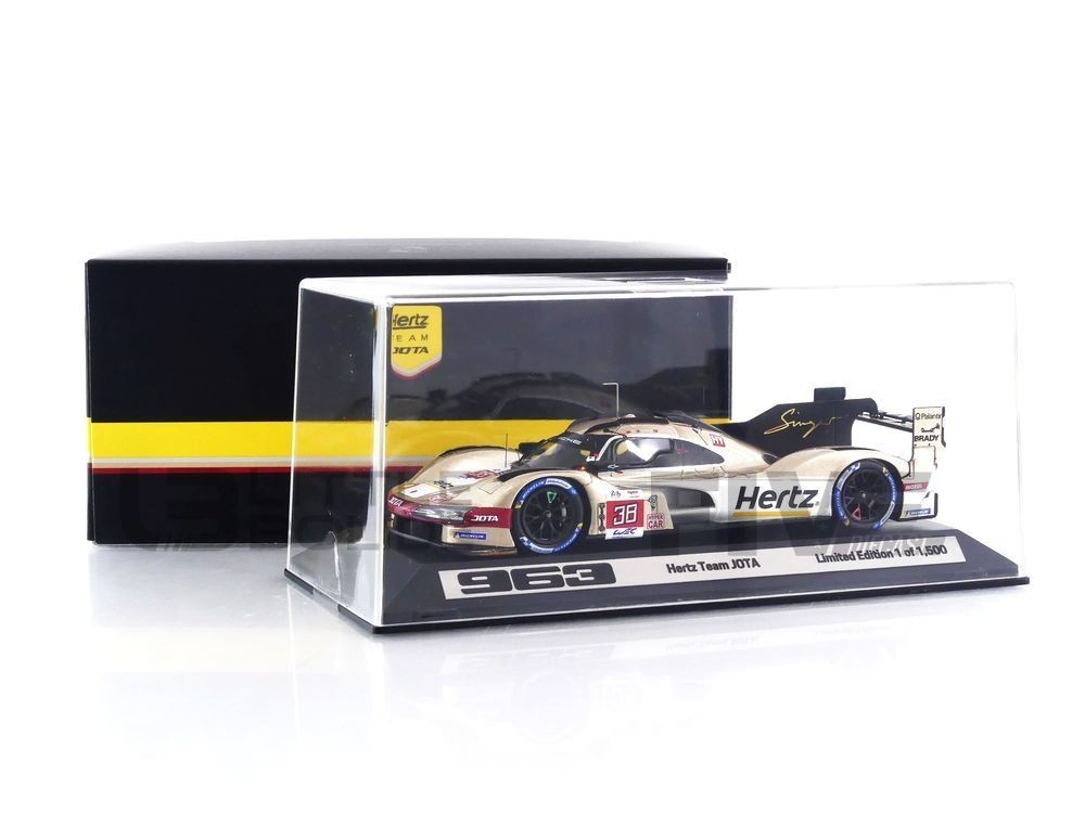 Porsche 963 LMDH Hertz Jota 24h Le Mans 2023 Spark Diecast Model