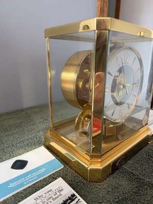 Jaeger-LeCoultre Atmos 528-8 Perpetual Motion 15 Jewel Swiss Clock