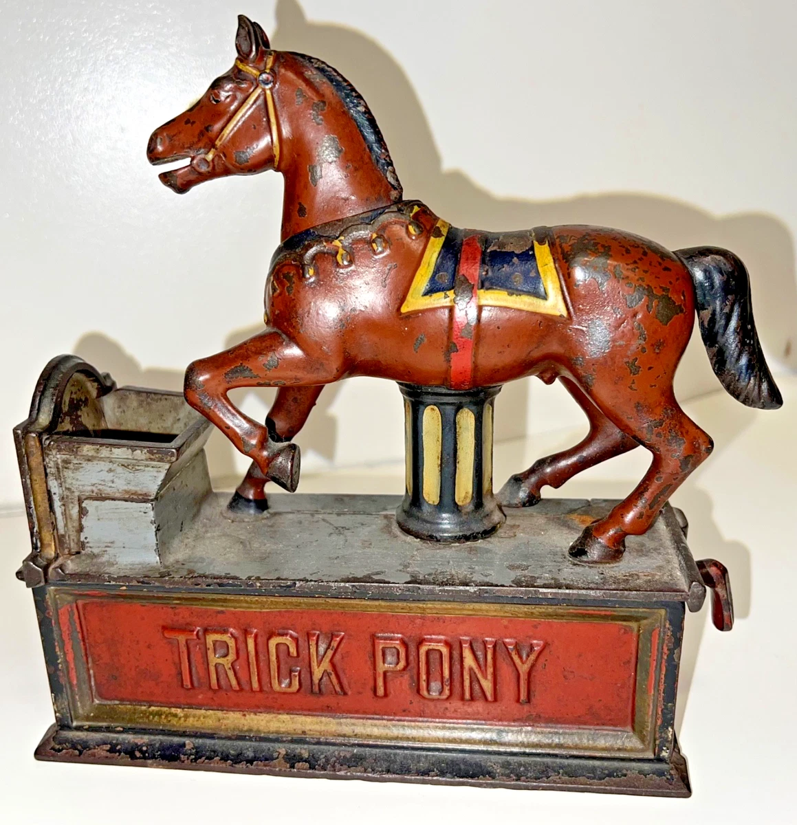 アンティーク ヴィンテージ　ジョリーバンク　メカニカルバンク ペニーバンク Trick Pony Bank for sale | eBay