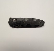 Benchmade 580 Barrage Axis Assist Knife - Black With Tanto Style Blade