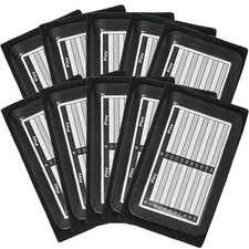 Adult Triple Playbook Wristband Quarterback Wrist 10 Pack - Triple Windows Pl...