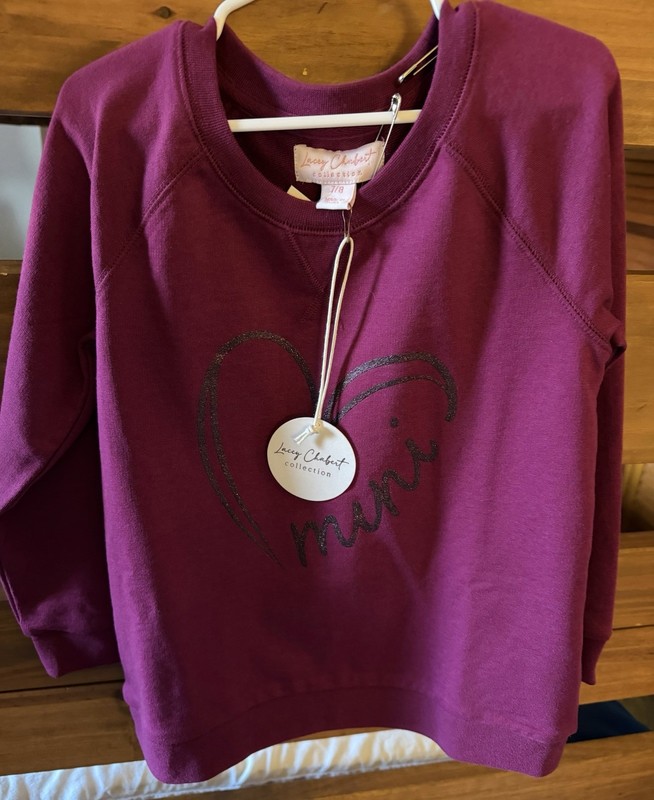 Lacey Chabert Girl’s 7/8 “Mini” Long Sleeve Top Brand New With Tags