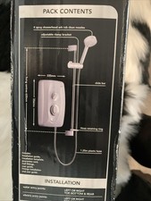 Mira Jump multi-fit Electric Shower 8.5kW Power White & Chrome