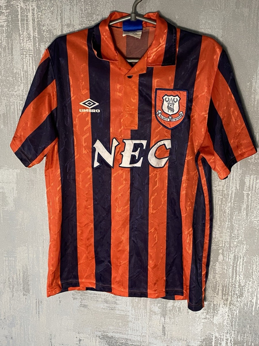 Authentic UMBRO Everton FC 1992-1993 Away Vintage Football Soccer