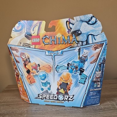 LEGO LEGENDS OF CHIMA: Fire Vs. Ice (70156) SPEEDORZ Set w/ Laval & Sir Fangar