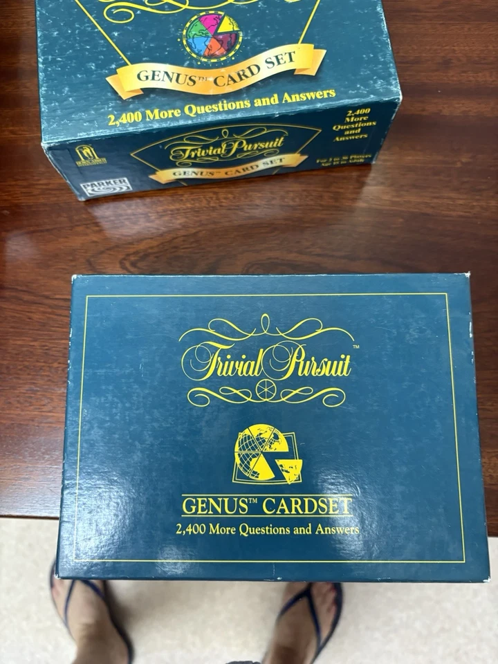 Trivial Pursuit 1993 Genus Cardset 2400(400 cards) Question Expansion Set-Parker - Image 1 of 1