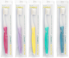 Extra Soft Toothbrushes Compact Size Head Periodontist Design Tapered Bristles