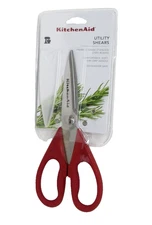 KitchenAid Scissors Shears All Purpose Utility With Cover Red stainless steel