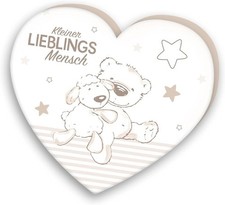 Herding 5440201093 - babybest&reg; Herzkissen Kleiner Lieblingsmensch, 100% Polyeste