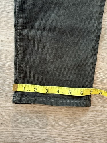 J.Crew 484 Slim Fit Men's Corduroy Pants Green Size 31x30 - Picture 17 of 17
