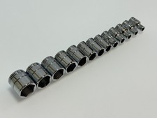  Sk Tools Usa 13pc 14 Drive 6-point Standard Metric 4-15mm Socket Set 1313