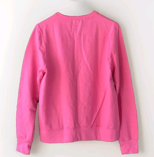 Sudadera Fruit Of The Loom Para Mujer Talla L Rosa Pullover Cuello Redondo Nueva - Imagen 3 de 6