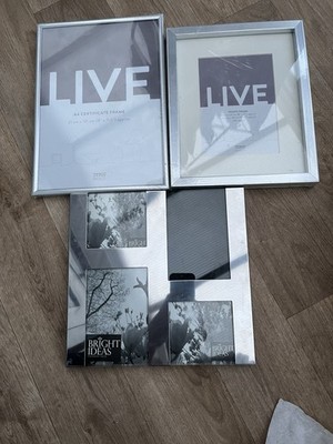 Restposten 3 Bilderrahmen neu versiegelt Tesco Basics A4 & Bright Ideas Multi Blende