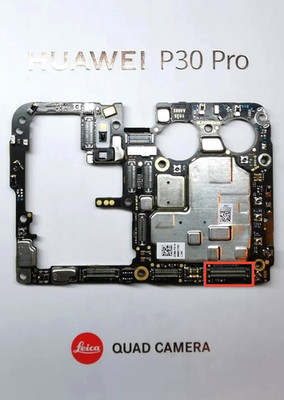 Huawei P30 Pro Connector for daughterboard flex cable 50 Pin