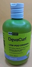 DevaCurl Low-Poo Original Mild Lather Cleanser For Curls ~ Moisture ~ 12 oz