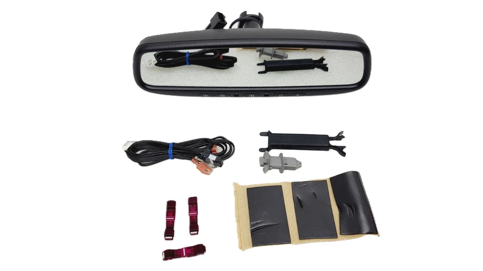 2012-2017 Hyundai Accent Rear View Mirror w/Compass & Auto Dimming 1R062-ADU01 - Image 2 of 4