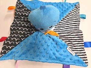 Baby Einstein Ocean Adventure Octopus Orchestra Musical Sound  Lovey Blanket 12"