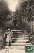Old postcard Chateaudun - Les 200 Marches (33749)