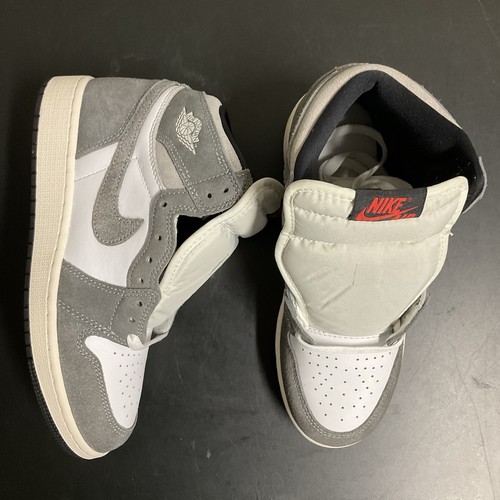 Jordan 1 High Retro OG Washed Black White Black Grey (FD1437-051) Gr. 5,5 gepflegt - Bild 10 von 12