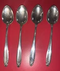 Set of 4 International Sterling Prelude Spoons, Approximately 6”. Good Condition