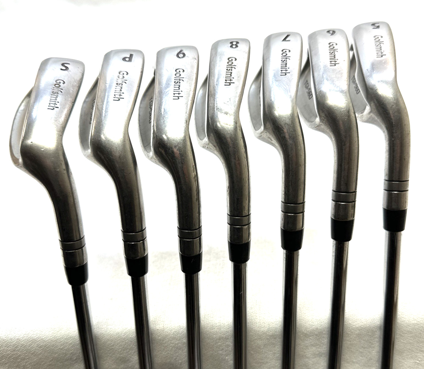 Golfsmith TGI•560 Irons 5-9 + PW & SW Steel TT Lite XL Regular Flex Shafts