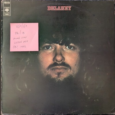 Delaney Some Things Coming Vinyl Record VG+/G+ CBS65131 1972