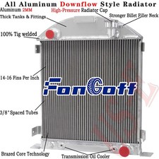 3row Aluminum Radiator For 1928-29 Ford Model A Chevy Engine Configuration 28. 3row Aluminum Radiator For 1928-29 Ford Model A Chevy Engine Configuration 28.