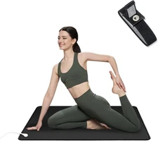 Grounding Mat Kit, 11.8x27 Inch Grounding Pad for Feet Sleep Energy Wellness. Re