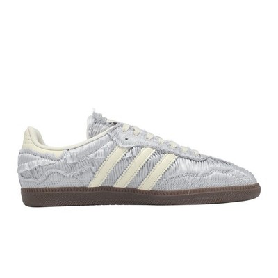 Size 7 - Caroline Hu x adidas Samba OG Satin Pack - Silver
