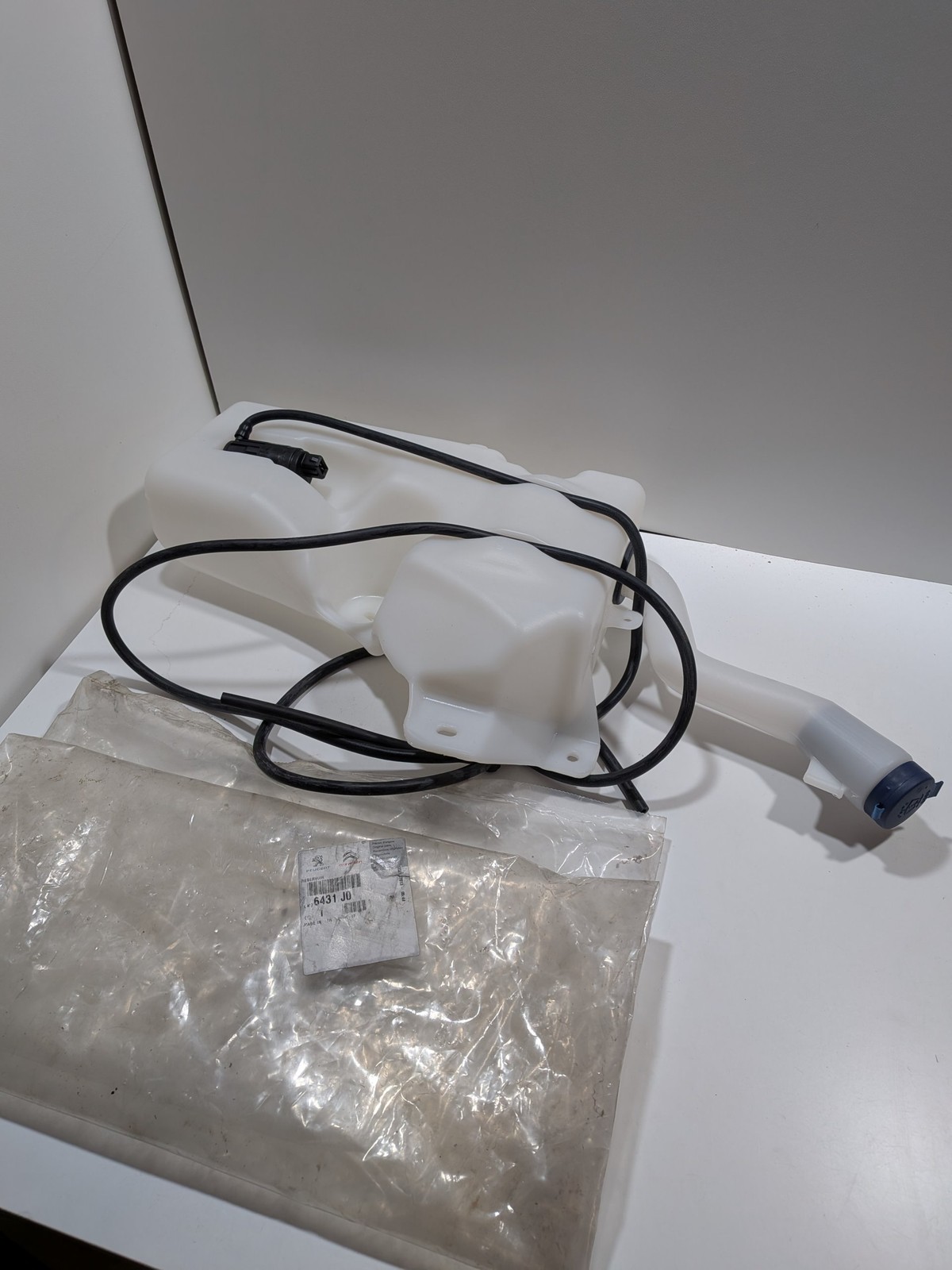 Réservoir lave-glace anti-fuite pour Fiat Fiorino et Nemo, haute pression et plastique renforcé