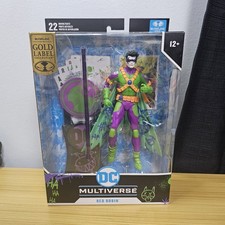 McFarlane DC Multiverse Gold Label Red Robin Jokerized 7  Exclusive Action new