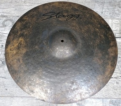 STAGG Black Metal-Serie 20'' Rock Ride Natural B20 Bronze handhammered  TOPDEAL