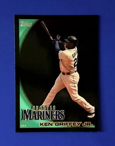 2010 Fleer Ultra Ken Griffey Jr Mariners Black Border Parallel Baseball Card #85