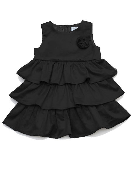 NWT Little Girls Black Party Dress by Velvet & Tweed Sizes 4-6 | eBay