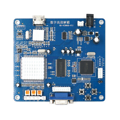 Arcade Game RGB CGA EGA to HDTV HD Game Video Converter Output Board