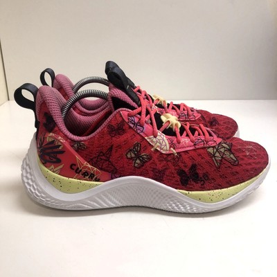 Under Armour Curry Flow 10 Pink Unicorn & Butterfly Girl Dad Shoes M 9 / W 10.5 Under Armor Curry Flow 10 - Unicorn & Butterfly main image 4
